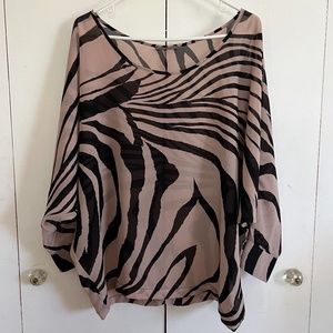 West Kei Chiffon Tunic Batwing sleeve blouse